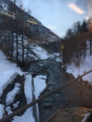 On the train to Zermatt.