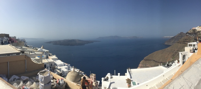 Panorama view from Fira