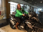 At BMW Motorcycle
