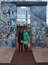 Sarah and I with a part of the Berlin Wall